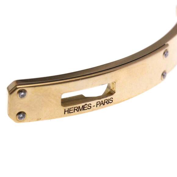 Hermes Kelly 4P Diamond Bangle Pink Gold (18K) Diamond Bangle Pink Gold - Picture 12 of 13